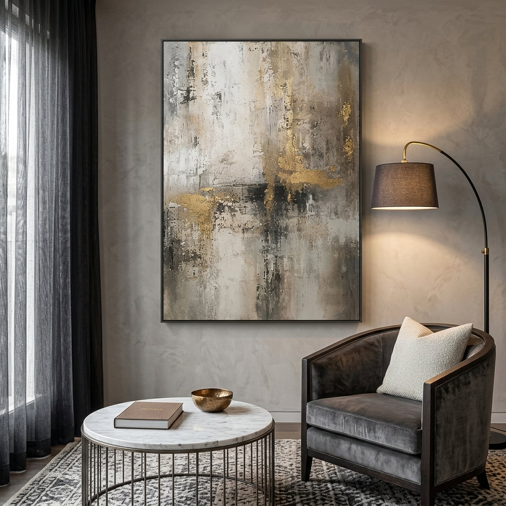 Urbane Textur Handgemalt Gemälde