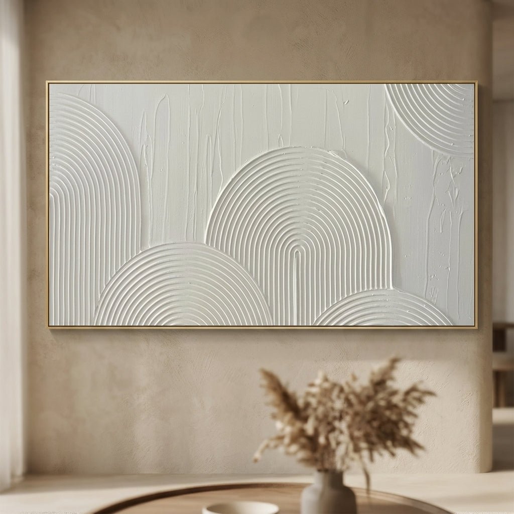 Geometrische Serenität Handgemalt Gemälde - Norea