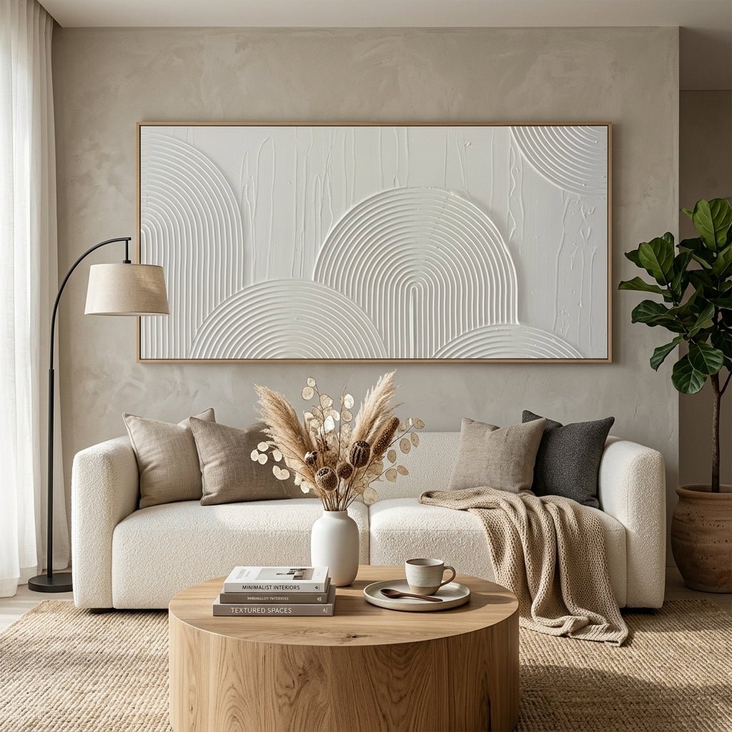 Geometrische Serenität Handgemalt Gemälde - Norea