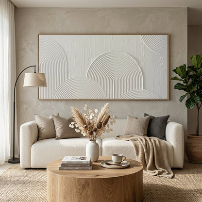 Geometrische Serenität Handgemalt Gemälde - Norea