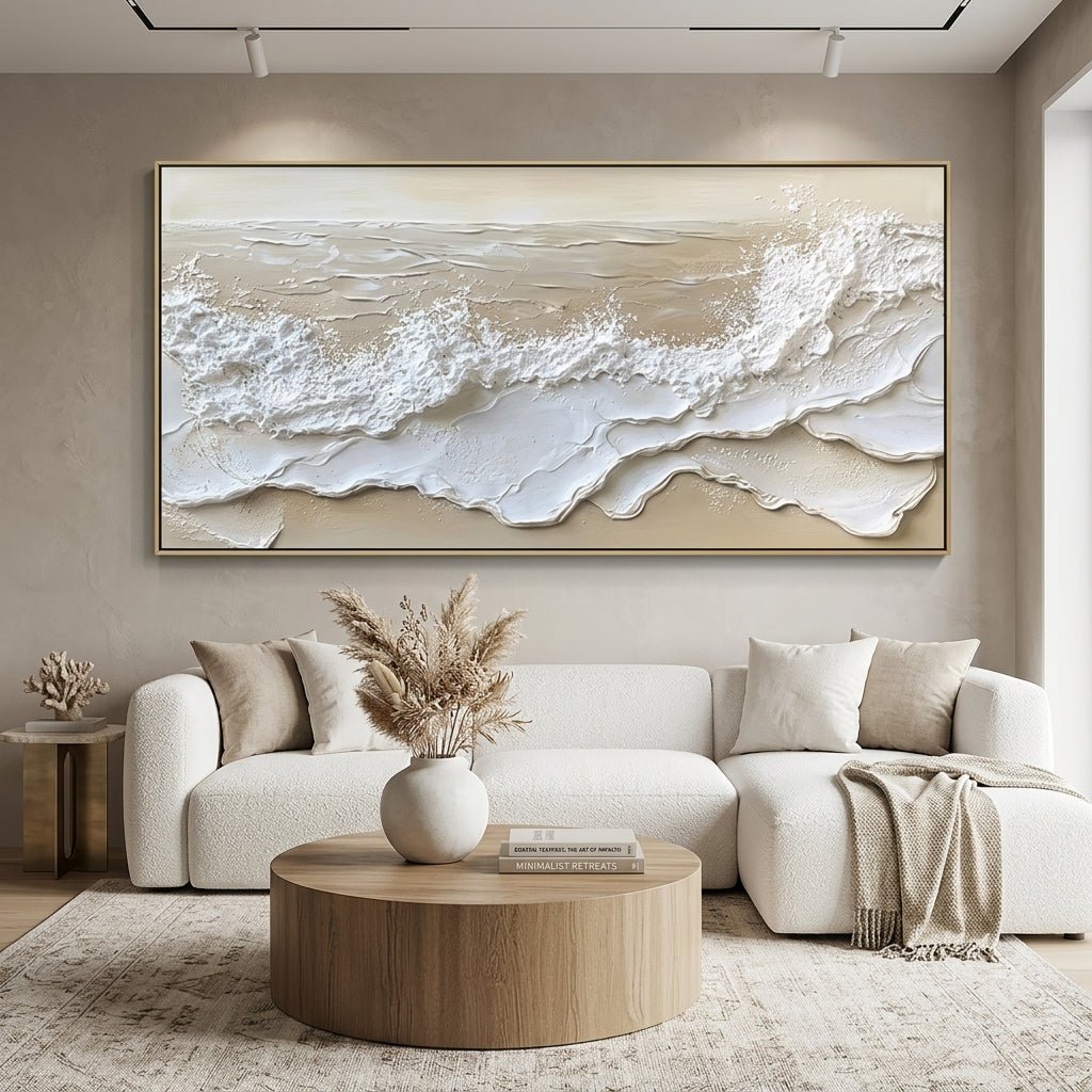 Sanfte Wellenbewegung Handgemalt Gemälde - Norea