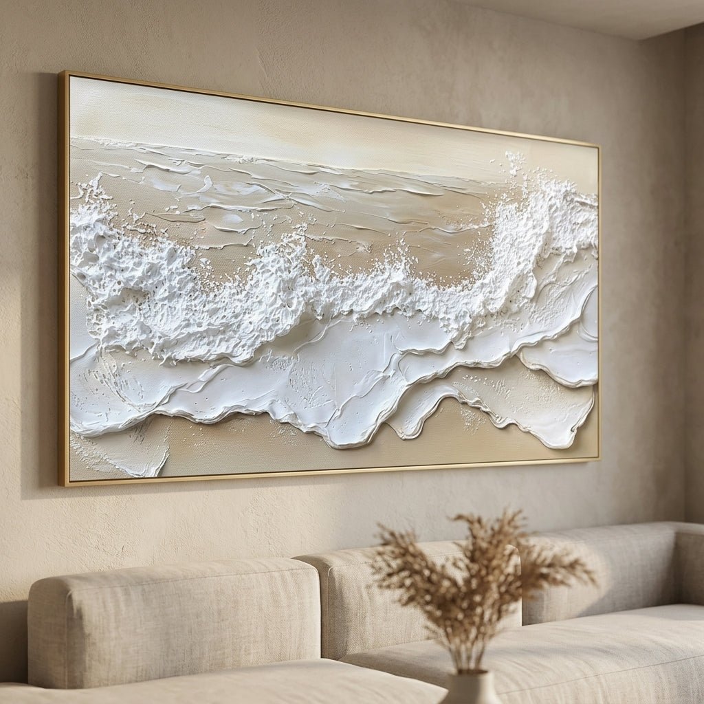 Sanfte Wellenbewegung Handgemalt Gemälde - Norea